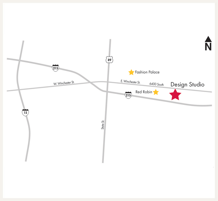 Design Studio Map for Salt Lake City, UT