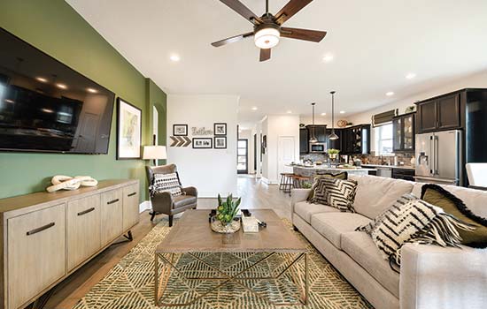 The Kepley plan in Texas - Family Room