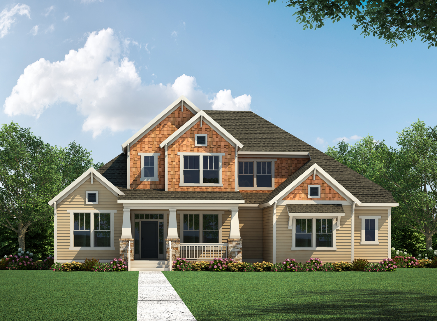 The Hazelton located in Springfield Custom Classics David Weekley Homes