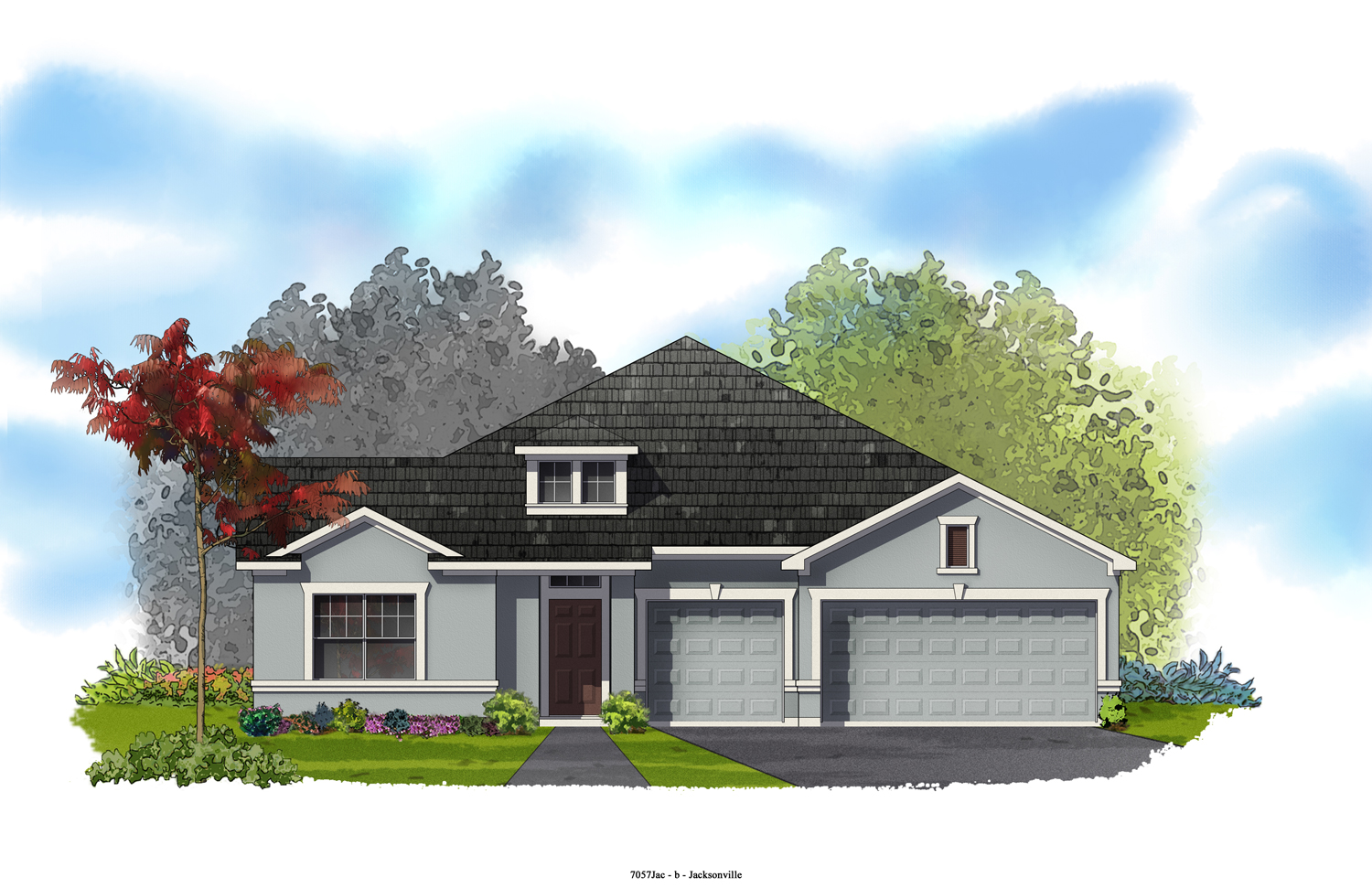 The Orchid located in Greenleaf Village Designer Series David Weekley