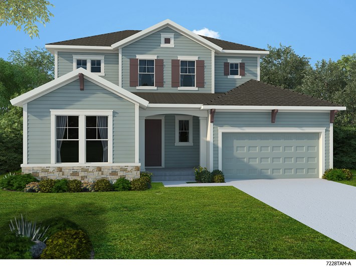 The Mendocino located in Asturia Park Series David Weekley Homes