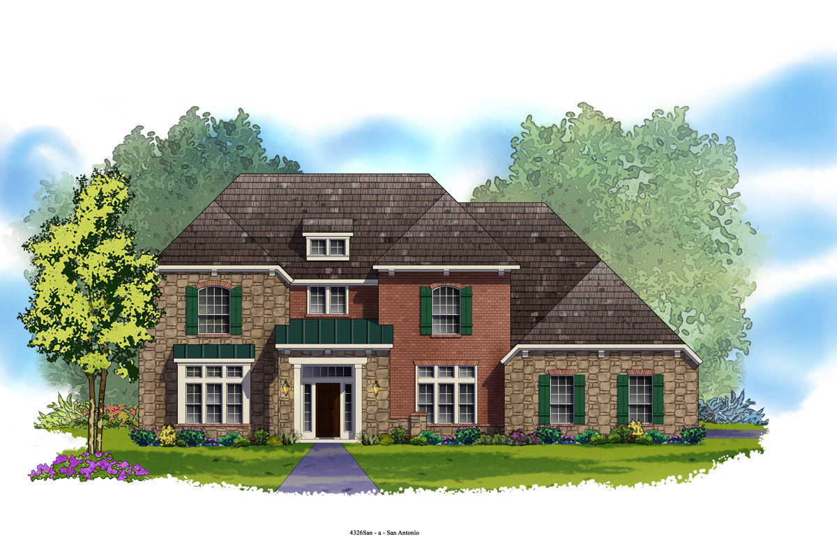 The Bluffton located in Texas Country Estates David Weekley Homes