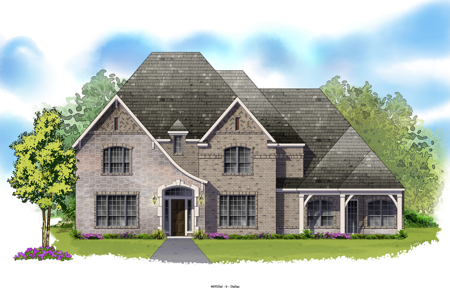 The Bullard located in Hamilton Hills David Weekley Homes