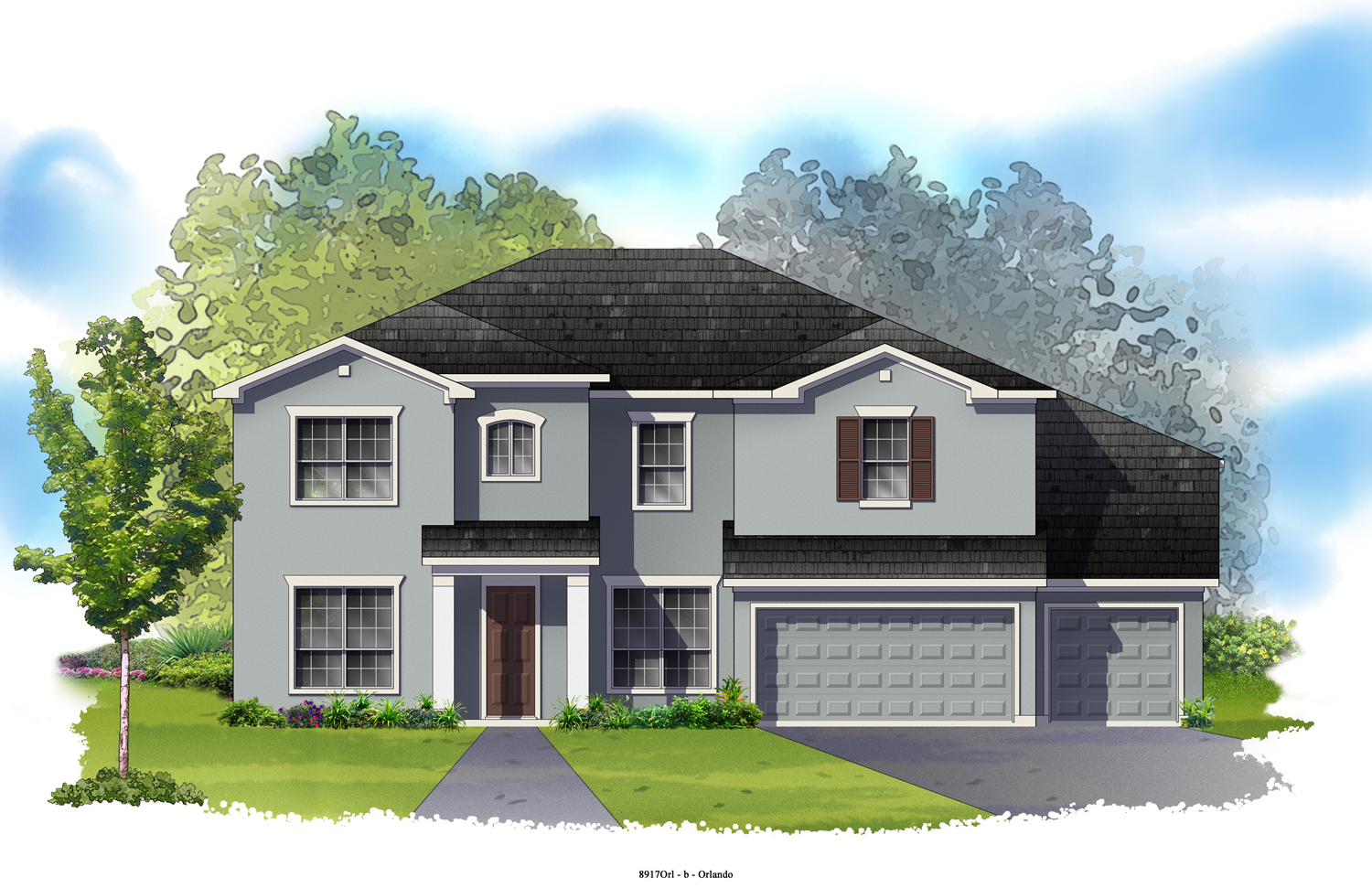 The Wayland located in John's Lake Landing Manor David Weekley Homes