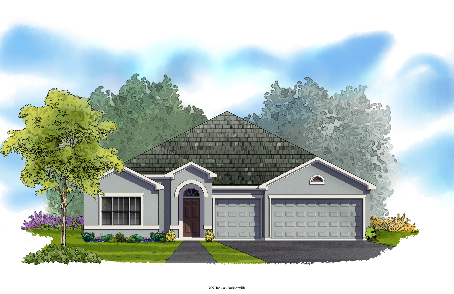 The Orchid located in Greenleaf Village Designer Series David Weekley