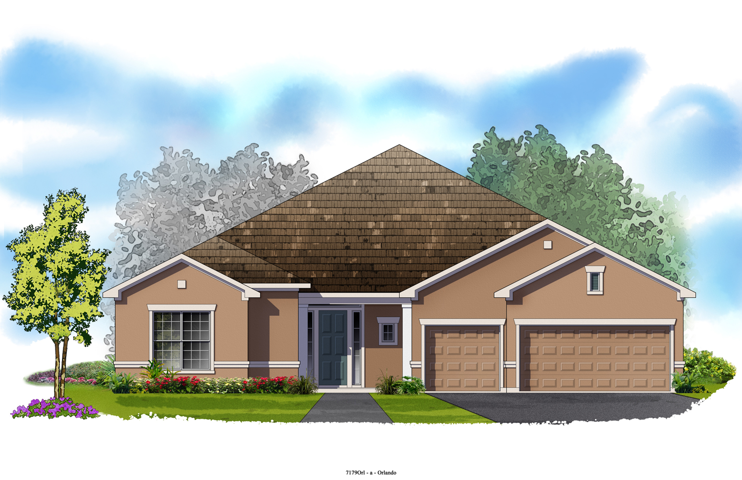 The Boulevard located in John's Lake Landing Manor David Weekley Homes