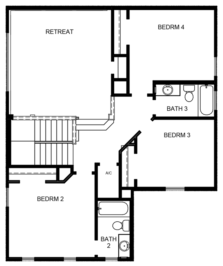 The Kenbridge 2 Story located in FishHawk Ranch Village Series