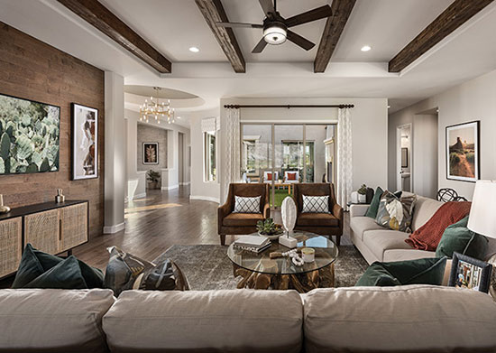Family Room in the Fruition floorplan in Phoenix, AZ