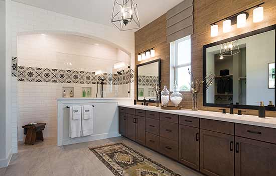 The Owner's Bath in the Duffie Floorplan in Austin, TX