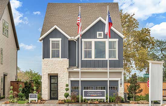 The Bellomy Floorplan in Houston, TX - Front Exterior