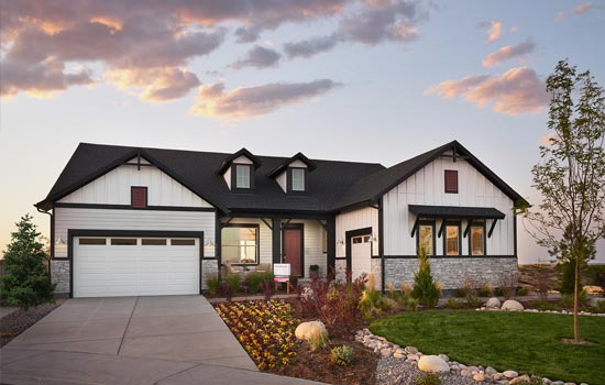 A beautiful David Weekley home in the Denver-area community of Macanta