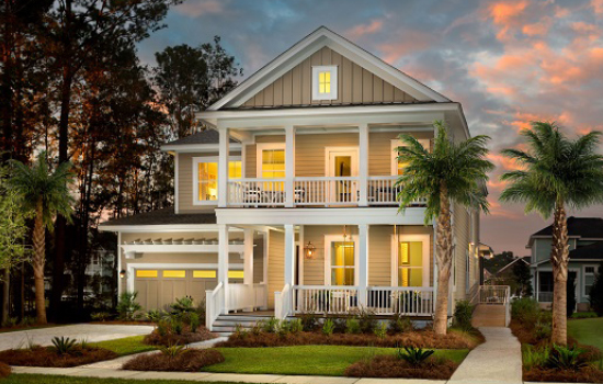 This floor by David Weekley Homes can be built on your land in the Charleston, SC, area