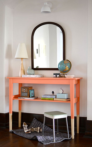 Dip-dyed desk