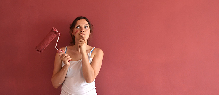 woman painting