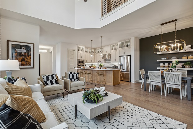 The Camborne model home from David Weekley Homes was honored with Best Interior Merchandising at the 2024 McSAM Awards.