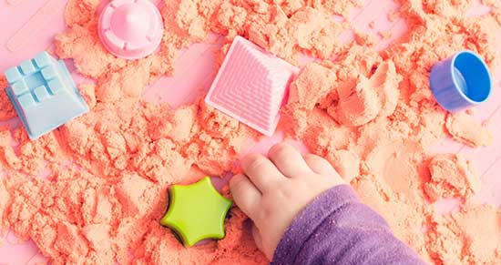 colorful sand