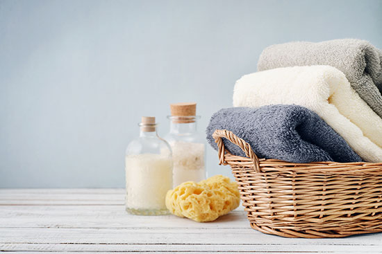 basket of laundry