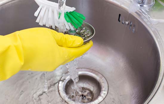 cleaning sink parts