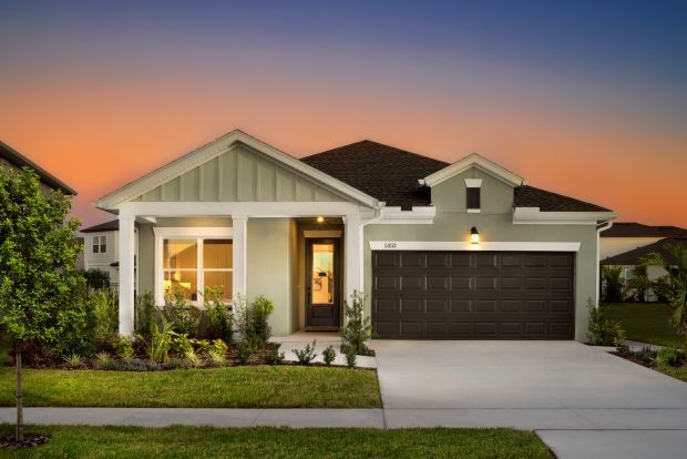 The Sanborn David Weekley model home in Waterset won a Grand Award at the 2025 Parade of Homes.
