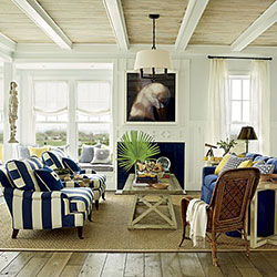 Nautical Themed Living Room
