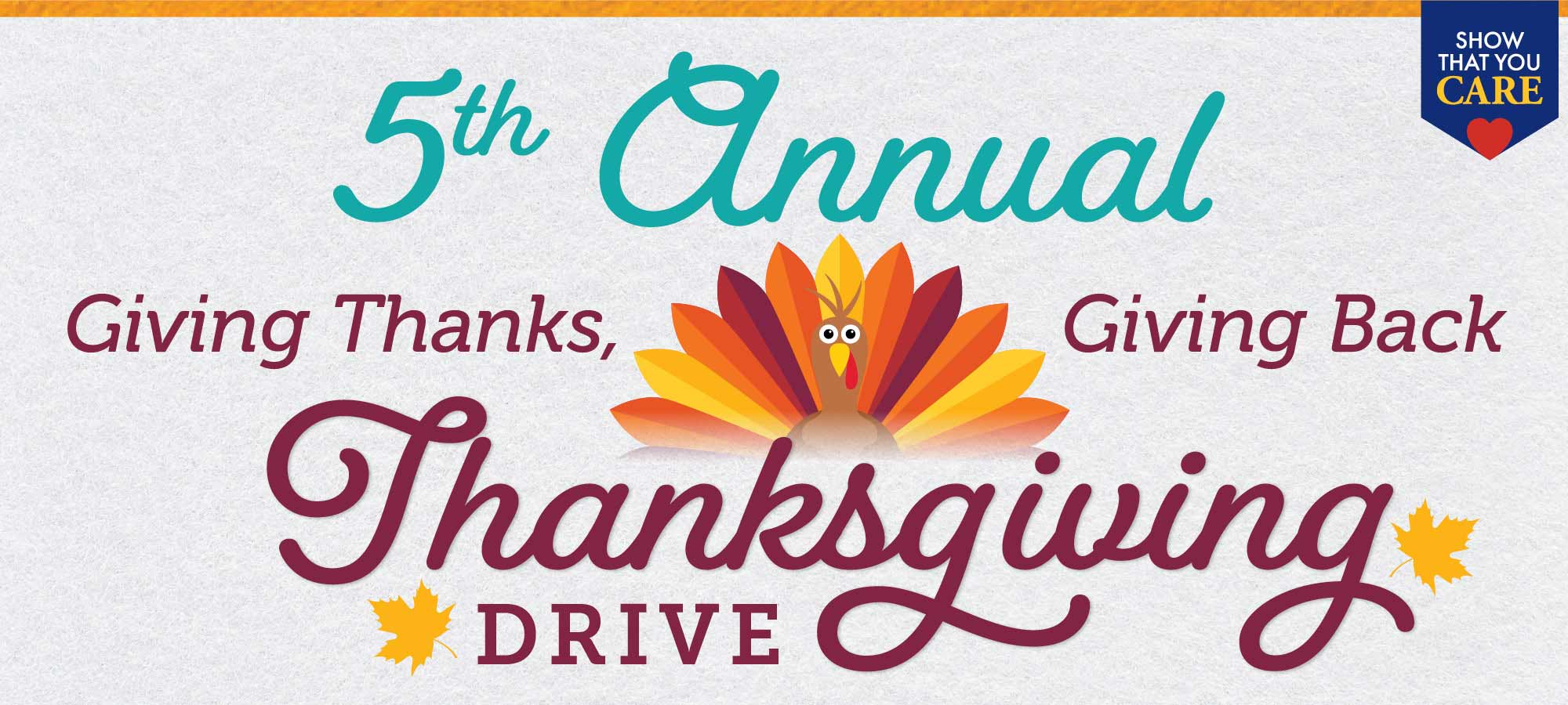 5th Annual Giving Thanks, Giving Back Thanksgiving Drive