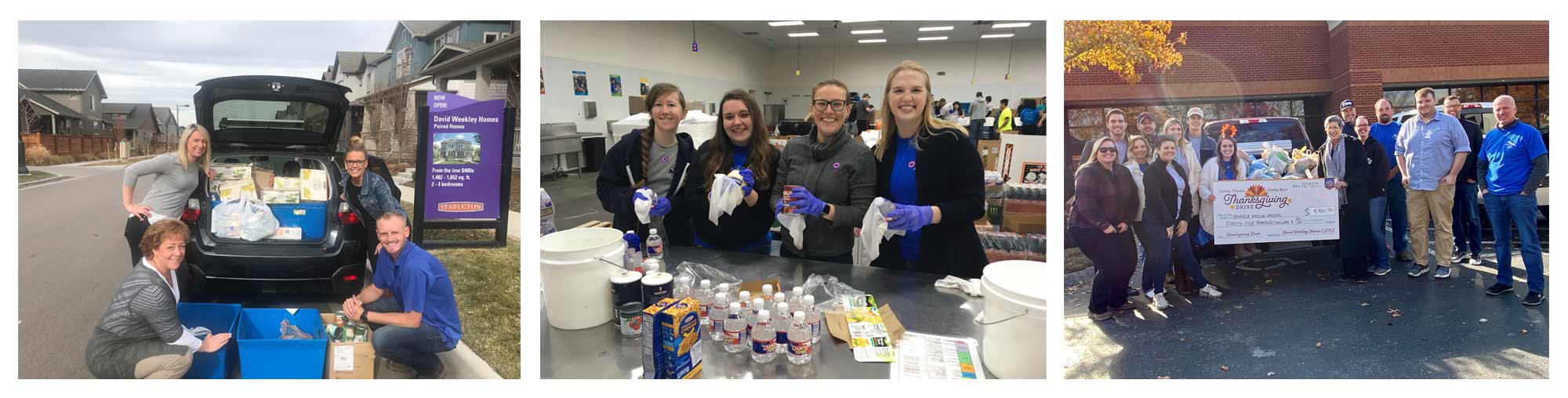 photos from the 5th Annual Giving Thanks, Giving Back Thanksgiving Drive