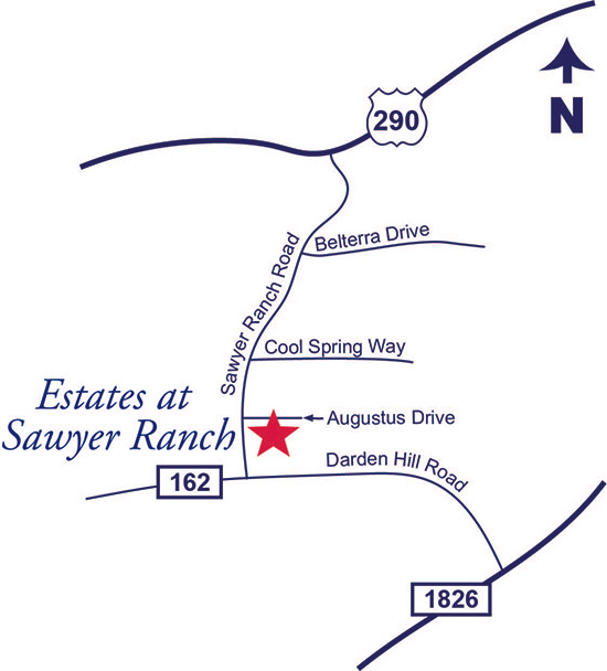 Estates at Sawyer Ranch Map