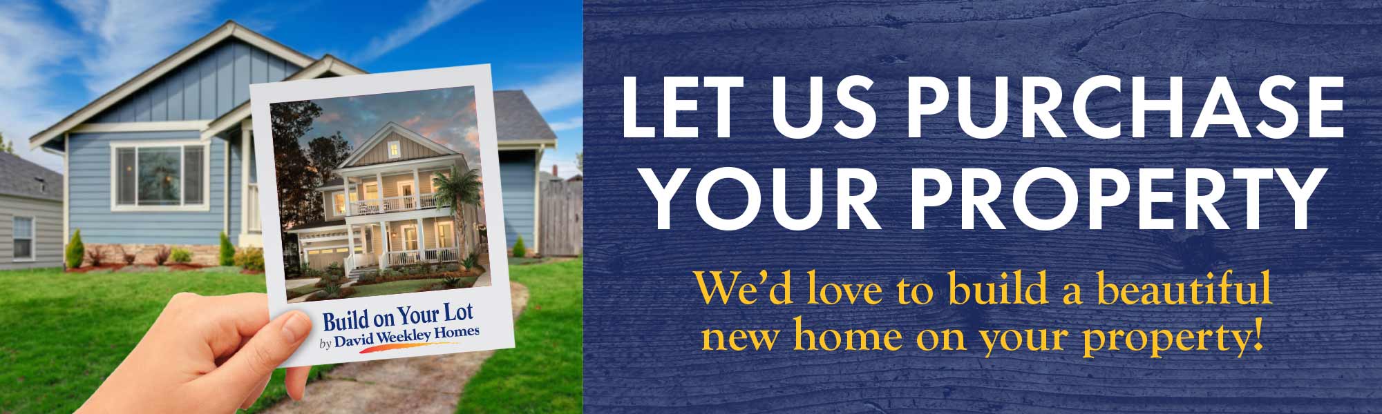 Let Us Purchase Your Property