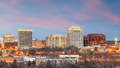 Colorado Springs, CO skyline