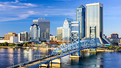 Jacksonville, FL skyline