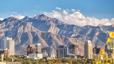 Salt Lake City, UT skyline