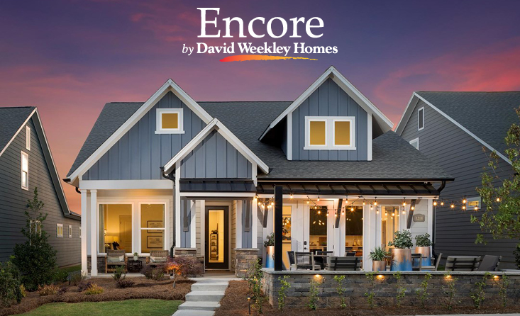 Encore Homes by David Weekley Homes - Model Home Front Exterior