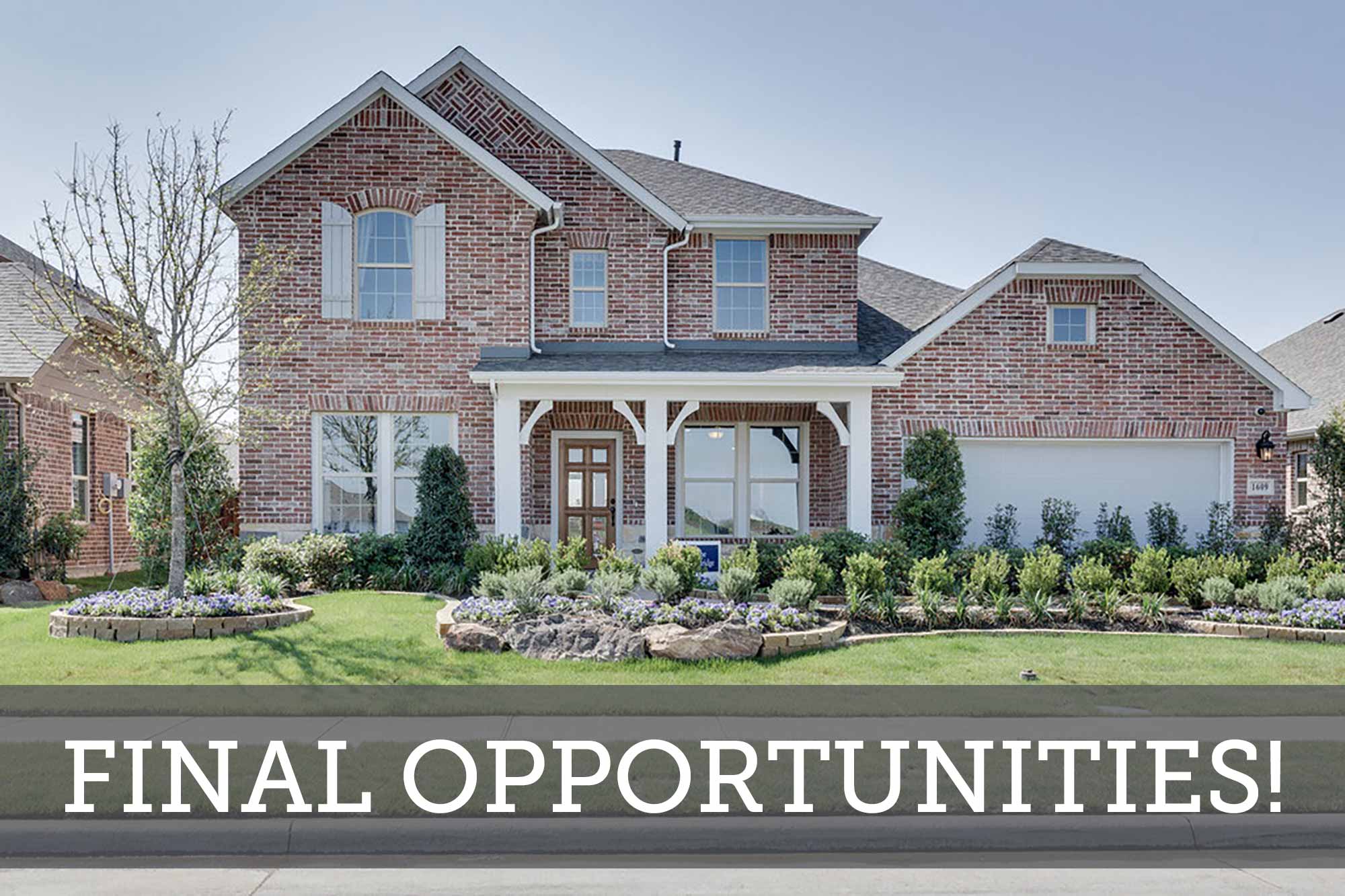 Gateway Parks Classic Forney TX Home Builder, New Homes David Weekley