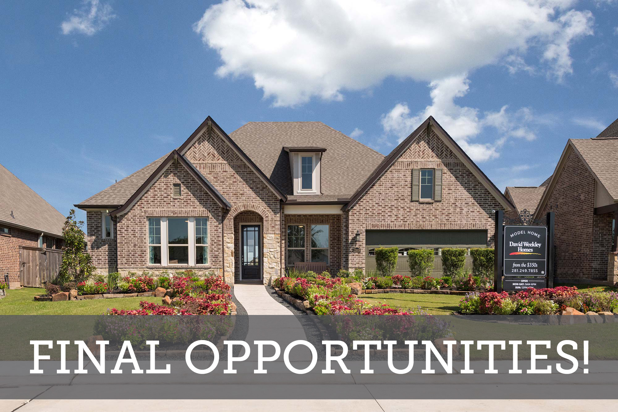 Veranda 70' Richmond TX Home Builder, New Homes David Weekley Homes