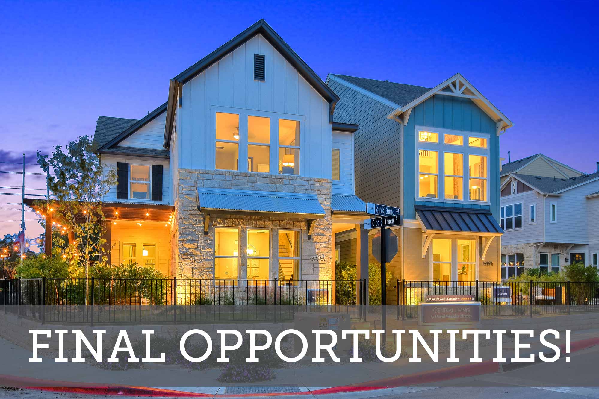 Presidio Station Courtyard Homes Austin TX Home Builder, New Homes