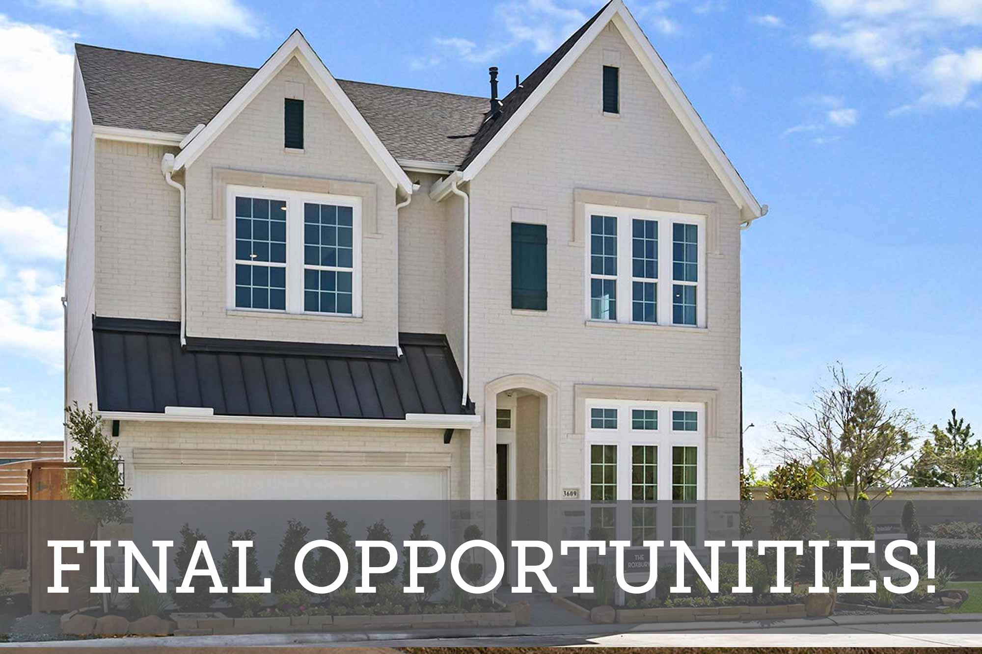 Somerset Green Houston TX Home Builder, New Homes David Weekley Homes