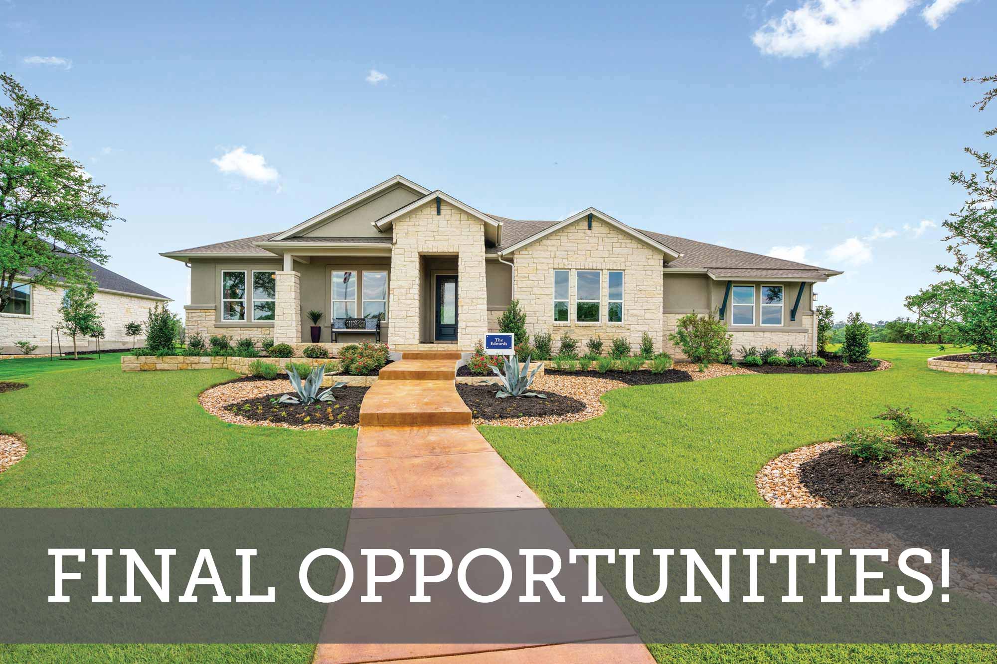 Rancho Santa Fe Austin TX Home Builder, New Homes David Weekley Homes