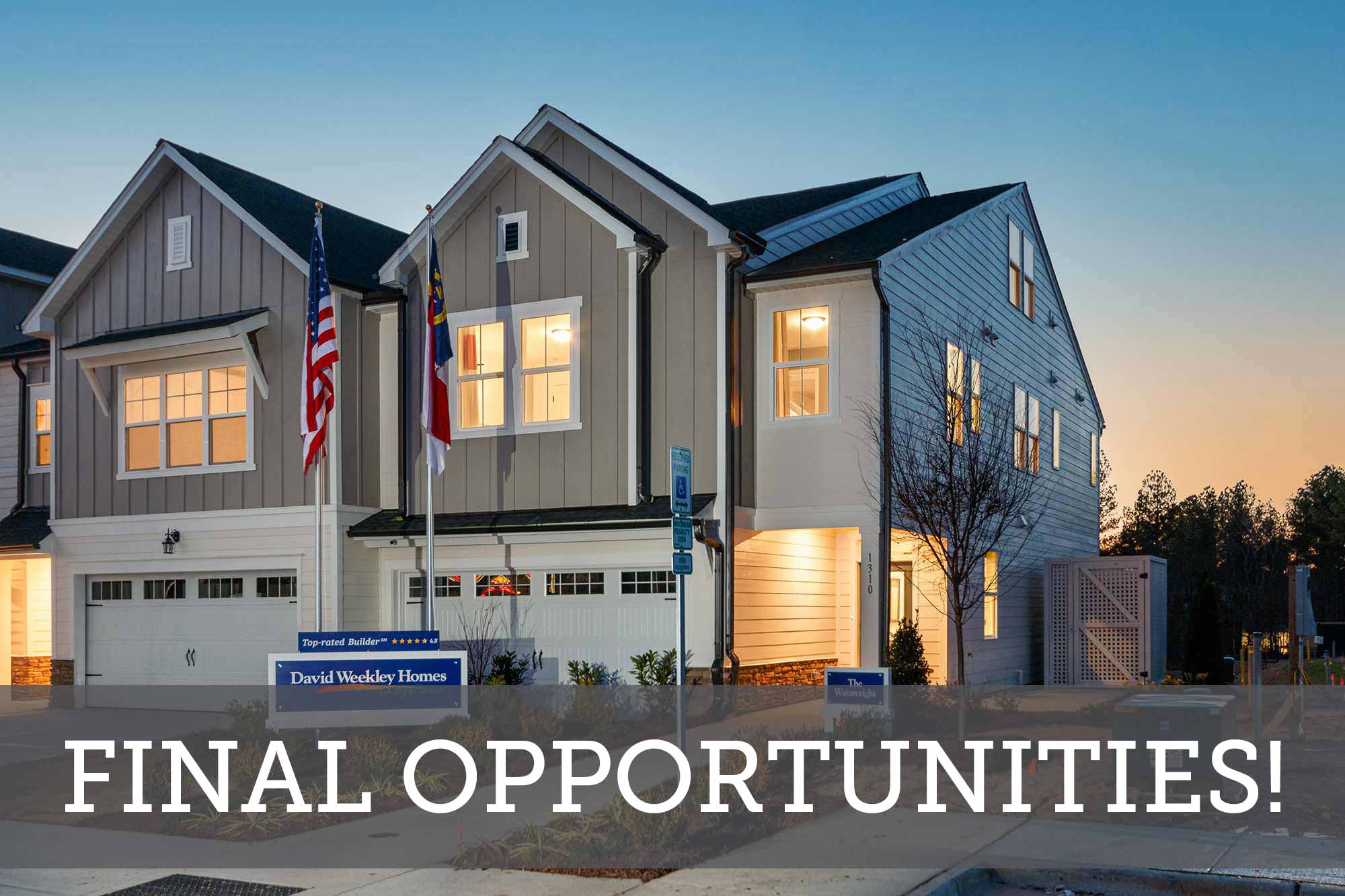 Providence at Southpoint Durham NC Home Builder, New Homes David