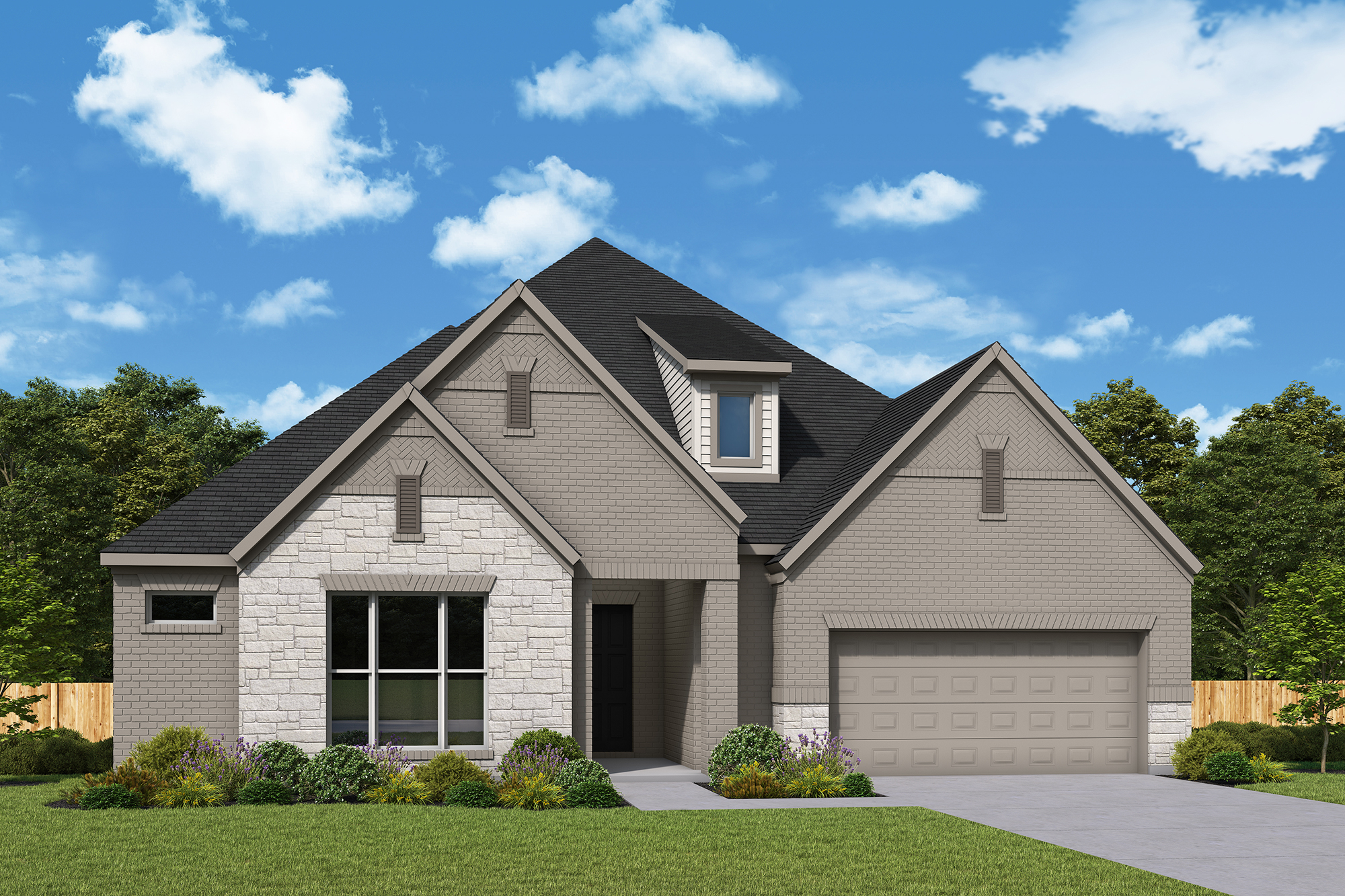 David Weekley Homes — The Flower Mound at Wolf Ranch – West Bend
